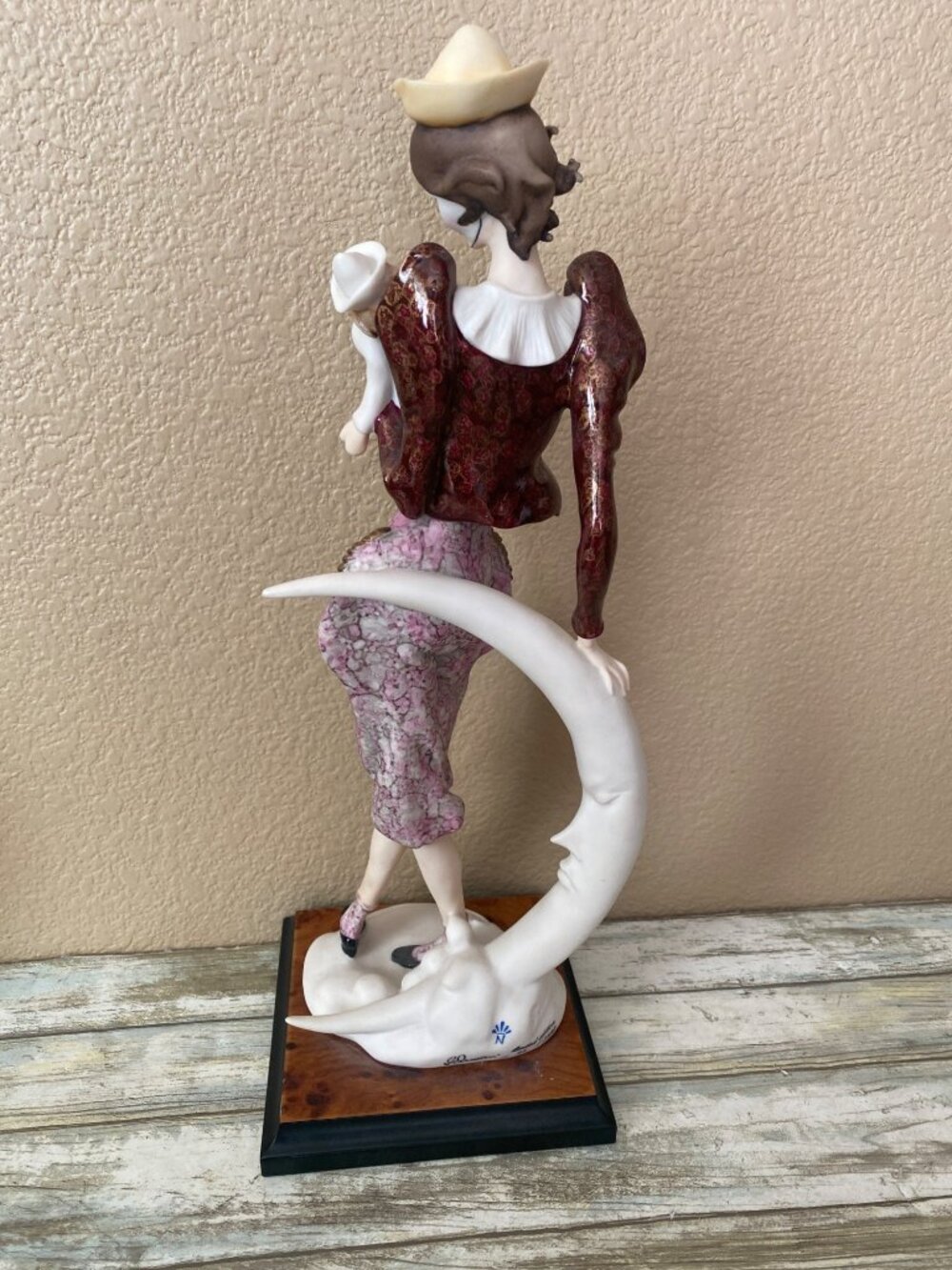 199s Giuseppe Armani Ltd Ed Lady Clown w/Puppet Capodimonte Figure 743C - No Box - Picture 4 of 16